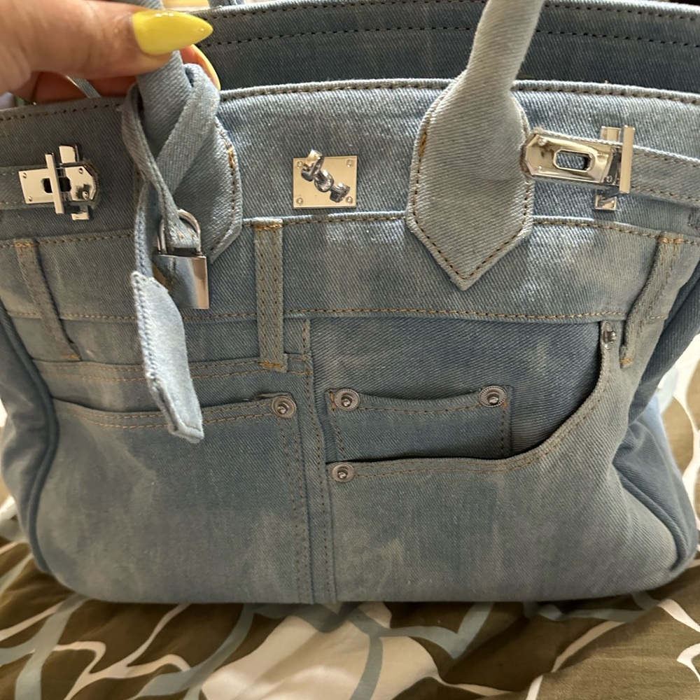 Blue Jean Light Denin Bag